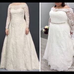 oleg cassini off the shoulder